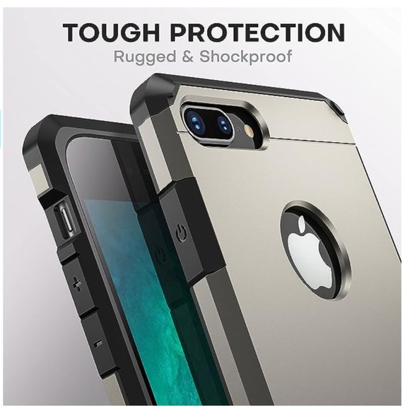 ImpactStrong iPhone 7/8 Case, Heavy Duty Dual Layer Protection Cover Heavy Duty - Picture 8 of 11
